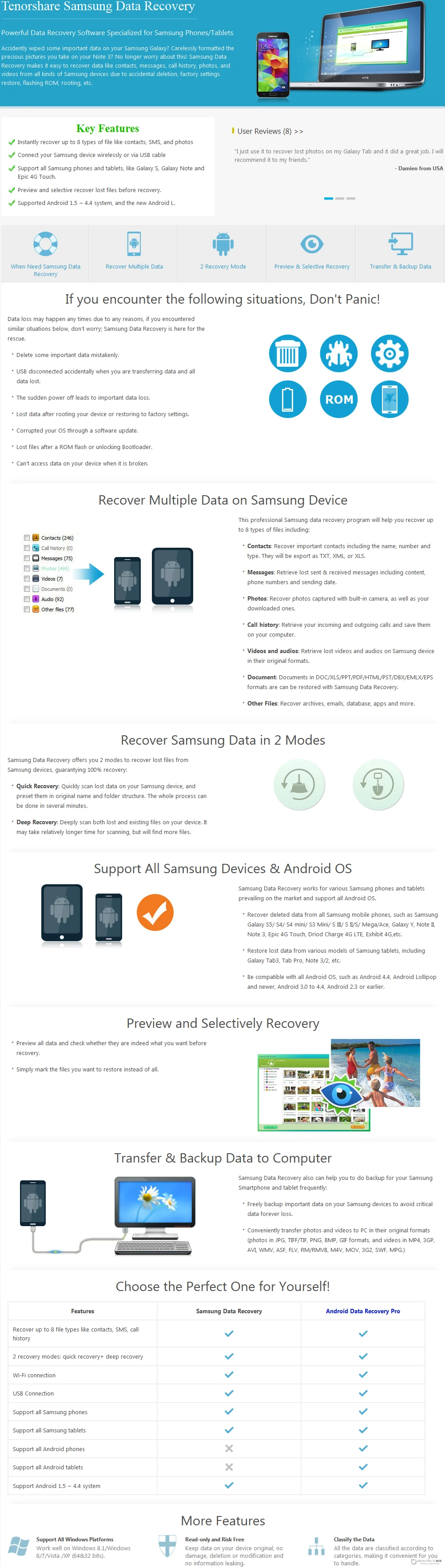 Tenorshare Samsung Data Recovery Tenorshare Samsung Data Recovery