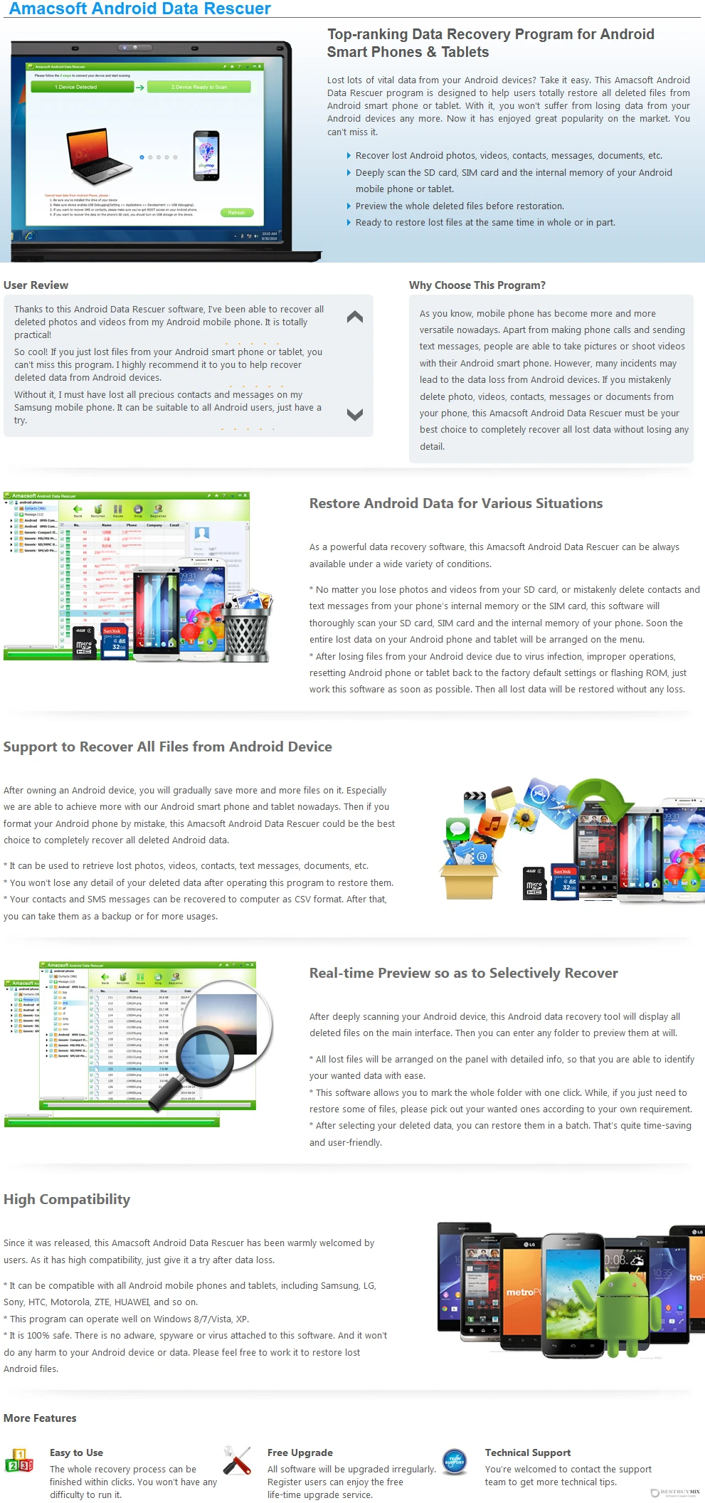 Amacsoft Android Data Rescuer Amacsoft Android Data Rescuer